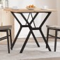 vidaXL Esstisch Y-Gestell 80x80x75,5 cm Massivholz Kiefer & Gusseisen vidaXL Esstisch Y-Gestell 80x80x75,5 cm Massivholz Kiefer & Gusseisen