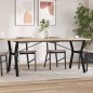 vidaXL Esstisch Y-Gestell 180x90x75,5 cm Massivholz Kiefer & Gusseisen vidaXL Esstisch Y-Gestell 180x90x75,5 cm Massivholz Kiefer & Gusseisen