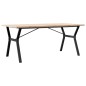 vidaXL Esstisch Y-Gestell 180x90x75,5 cm Massivholz Kiefer & Gusseisen vidaXL Esstisch Y-Gestell 180x90x75,5 cm Massivholz Kiefer & Gusseisen