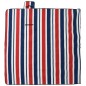 vidaXL Picknickdecke Faltbar Rot und Blau Gestreift 200x200 cm Samt vidaXL Picknickdecke Faltbar Rot und Blau Gestreift 200x200 cm Samt