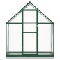 vidaXL Gewächshaus mit Fundamentrahmen Grün 169x58x202 cm Aluminimum vidaXL Gewächshaus mit Fundamentrahmen Grün 169x58x202 cm Aluminimum