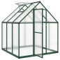 vidaXL Gewächshaus mit Fundamentrahmen Grün 169x169x195 cm Aluminimum vidaXL Gewächshaus mit Fundamentrahmen Grün 169x169x195 cm Aluminimum