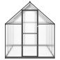 vidaXL Gewächshaus mit Fundamentrahmen Anthrazit 224x169x195 cm Alu vidaXL Gewächshaus mit Fundamentrahmen Anthrazit 224x169x195 cm Alu