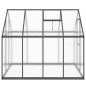 vidaXL Gewächshaus mit Fundamentrahmen Anthrazit 224x169x195 cm Alu vidaXL Gewächshaus mit Fundamentrahmen Anthrazit 224x169x195 cm Alu
