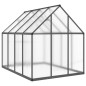 vidaXL Gewächshaus mit Fundamentrahmen Anthrazit 224x169x195 cm Alu vidaXL Gewächshaus mit Fundamentrahmen Anthrazit 224x169x195 cm Alu