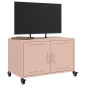 vidaXL TV-Schrank Rosa 68x39x43,5 cm Kaltgewalzter Stahl vidaXL TV-Schrank Rosa 68x39x43,5 cm Kaltgewalzter Stahl