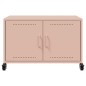 vidaXL TV-Schrank Rosa 68x39x43,5 cm Kaltgewalzter Stahl vidaXL TV-Schrank Rosa 68x39x43,5 cm Kaltgewalzter Stahl