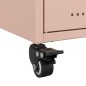 vidaXL TV-Schrank Rosa 68x39x43,5 cm Kaltgewalzter Stahl vidaXL TV-Schrank Rosa 68x39x43,5 cm Kaltgewalzter Stahl
