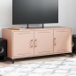 vidaXL TV-Schrank Rosa 100,5x39x43,5 cm Kaltgewalzter Stahl vidaXL TV-Schrank Rosa 100,5x39x43,5 cm Kaltgewalzter Stahl
