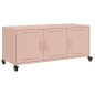vidaXL TV-Schrank Rosa 100,5x39x43,5 cm Kaltgewalzter Stahl vidaXL TV-Schrank Rosa 100,5x39x43,5 cm Kaltgewalzter Stahl