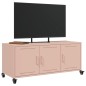 vidaXL TV-Schrank Rosa 100,5x39x43,5 cm Kaltgewalzter Stahl vidaXL TV-Schrank Rosa 100,5x39x43,5 cm Kaltgewalzter Stahl