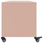 vidaXL TV-Schrank Rosa 100,5x39x43,5 cm Kaltgewalzter Stahl vidaXL TV-Schrank Rosa 100,5x39x43,5 cm Kaltgewalzter Stahl