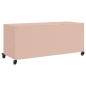 vidaXL TV-Schrank Rosa 100,5x39x43,5 cm Kaltgewalzter Stahl vidaXL TV-Schrank Rosa 100,5x39x43,5 cm Kaltgewalzter Stahl