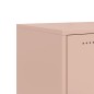 vidaXL TV-Schrank Rosa 100,5x39x43,5 cm Kaltgewalzter Stahl vidaXL TV-Schrank Rosa 100,5x39x43,5 cm Kaltgewalzter Stahl