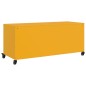 vidaXL TV-Schrank Senfgelb 100,5x39x43,5 cm Kaltgewalzter Stahl vidaXL TV-Schrank Senfgelb 100,5x39x43,5 cm Kaltgewalzter Stahl