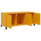 vidaXL TV-Schrank Senfgelb 100,5x39x43,5 cm Kaltgewalzter Stahl vidaXL TV-Schrank Senfgelb 100,5x39x43,5 cm Kaltgewalzter Stahl