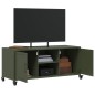 vidaXL TV-Schrank Olivgrün 100,5x39x43,5 cm Kaltgewalzter Stahl vidaXL TV-Schrank Olivgrün 100,5x39x43,5 cm Kaltgewalzter Stahl