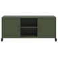 vidaXL TV-Schrank Olivgrün 100,5x39x43,5 cm Kaltgewalzter Stahl vidaXL TV-Schrank Olivgrün 100,5x39x43,5 cm Kaltgewalzter Stahl