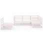 vidaXL 5-tlg. Garten-Lounge-Set Weiß Massivholz Kiefer vidaXL 5-tlg. Garten-Lounge-Set Weiß Massivholz Kiefer