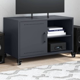 vidaXL TV-Schrank Anthrazit 68x39x43,5 cm Kaltgewalzter Stahl
