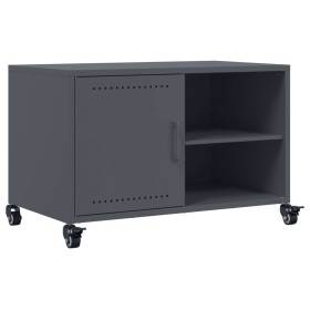 vidaXL TV-Schrank Anthrazit 68x39x43,5 cm Kaltgewalzter Stahl
