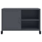 vidaXL TV-Schrank Anthrazit 68x39x43,5 cm Kaltgewalzter Stahl vidaXL TV-Schrank Anthrazit 68x39x43,5 cm Kaltgewalzter Stahl