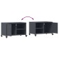 vidaXL TV-Schrank Anthrazit 68x39x43,5 cm Kaltgewalzter Stahl vidaXL TV-Schrank Anthrazit 68x39x43,5 cm Kaltgewalzter Stahl