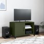 vidaXL TV-Schrank Olivgrün 68x39x43,5 cm Kaltgewalzter Stahl vidaXL TV-Schrank Olivgrün 68x39x43,5 cm Kaltgewalzter Stahl