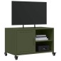 vidaXL TV-Schrank Olivgrün 68x39x43,5 cm Kaltgewalzter Stahl vidaXL TV-Schrank Olivgrün 68x39x43,5 cm Kaltgewalzter Stahl