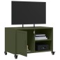 vidaXL TV-Schrank Olivgrün 68x39x43,5 cm Kaltgewalzter Stahl vidaXL TV-Schrank Olivgrün 68x39x43,5 cm Kaltgewalzter Stahl