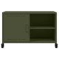 vidaXL TV-Schrank Olivgrün 68x39x43,5 cm Kaltgewalzter Stahl vidaXL TV-Schrank Olivgrün 68x39x43,5 cm Kaltgewalzter Stahl