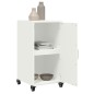 vidaXL Sideboard Weiß 36x39x72 cm Kaltgewalzter Stahl vidaXL Sideboard Weiß 36x39x72 cm Kaltgewalzter Stahl