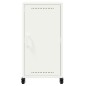 vidaXL Sideboard Weiß 36x39x72 cm Kaltgewalzter Stahl vidaXL Sideboard Weiß 36x39x72 cm Kaltgewalzter Stahl