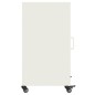vidaXL Sideboard Weiß 36x39x72 cm Kaltgewalzter Stahl vidaXL Sideboard Weiß 36x39x72 cm Kaltgewalzter Stahl