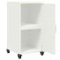 vidaXL Sideboard Weiß 36x39x72 cm Kaltgewalzter Stahl vidaXL Sideboard Weiß 36x39x72 cm Kaltgewalzter Stahl