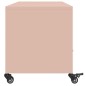 vidaXL TV-Schrank Rosa 100,5x39x43,5 cm Kaltgewalzter Stahl vidaXL TV-Schrank Rosa 100,5x39x43,5 cm Kaltgewalzter Stahl