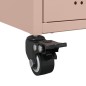 vidaXL TV-Schrank Rosa 100,5x39x43,5 cm Kaltgewalzter Stahl vidaXL TV-Schrank Rosa 100,5x39x43,5 cm Kaltgewalzter Stahl