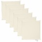 vidaXL Garten-Sitzkissen 6 Stk. Creme 45x45x2 cm Quadratisch vidaXL Garten-Sitzkissen 6 Stk. Creme 45x45x2 cm Quadratisch