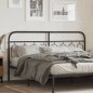 vidaXL Kopfteil Metall Schwarz 193 cm vidaXL Kopfteil Metall Schwarz 193 cm