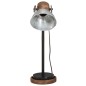 vidaXL Schreibtischlampe 25 W Vintage-Silber 18x18x60 cm E27 vidaXL Schreibtischlampe 25 W Vintage-Silber 18x18x60 cm E27