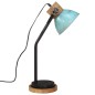 vidaXL Schreibtischlampe 25 W Blau 18x18x60 cm E27 vidaXL Schreibtischlampe 25 W Blau 18x18x60 cm E27