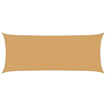 vidaXL Sonnensegel 160 g/m² Rechteckig Sandfarben 2x4,5 m HDPE