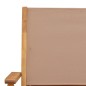 vidaXL 3-tlg. Bistro-Set Taupe Stoff und Massivholz vidaXL 3-tlg. Bistro-Set Taupe Stoff und Massivholz