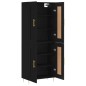 Highboard Schwarz 69,5x34x180 cm Holzwerkstoff Highboard Schwarz 69,5x34x180 cm Holzwerkstoff