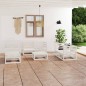vidaXL 7-tlg. Garten-Lounge-Set Weiß Massivholz Kiefer vidaXL 7-tlg. Garten-Lounge-Set Weiß Massivholz Kiefer