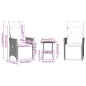vidaXL 3-tlg. Bistro-Set mit Kissen Beige Poly Rattan vidaXL 3-tlg. Bistro-Set mit Kissen Beige Poly Rattan