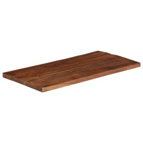 vidaXL Tischplatte 110x60x3,8 cm Rechteckig Altholz Massiv