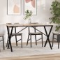 vidaXL Esstisch X-Gestell 160x80x75 cm Massivholz Kiefer und Gusseisen vidaXL Esstisch X-Gestell 160x80x75 cm Massivholz Kiefer und Gusseisen