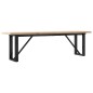 vidaXL Couchtisch O-Gestell 160x40x45,5 cm Massivholz Kiefer Gusseisen vidaXL Couchtisch O-Gestell 160x40x45,5 cm Massivholz Kiefer Gusseisen