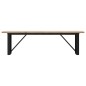 vidaXL Couchtisch O-Gestell 160x40x45,5 cm Massivholz Kiefer Gusseisen vidaXL Couchtisch O-Gestell 160x40x45,5 cm Massivholz Kiefer Gusseisen